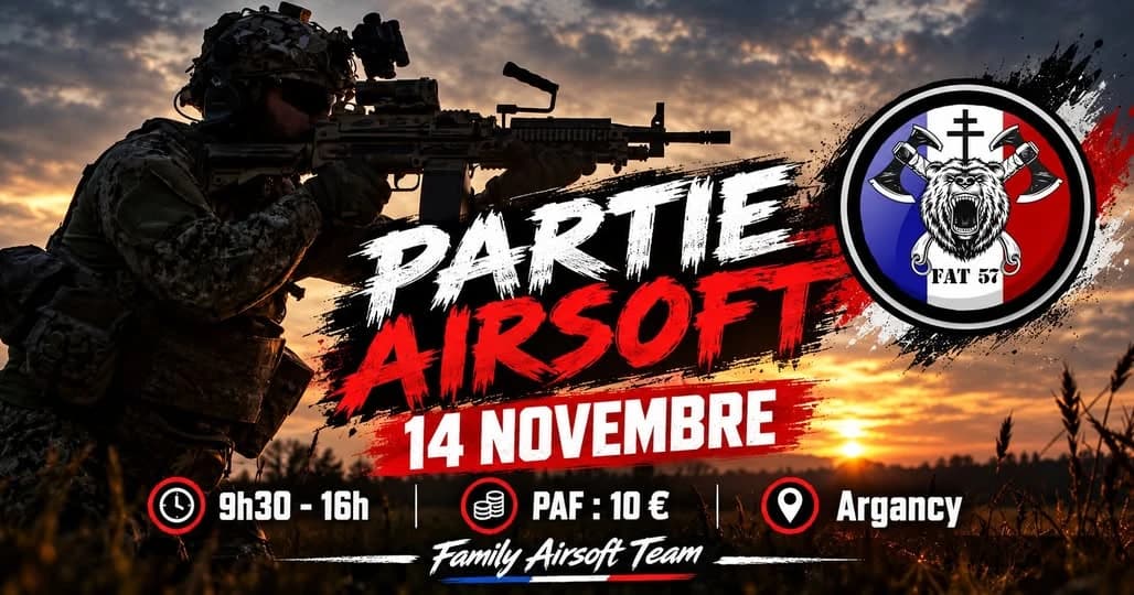 Bannière de la partie, fournie par l’organisateur